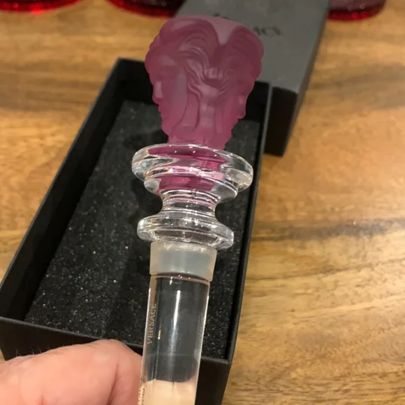 Versace Amethyst crystal wine stopper - Picture 3 of 4